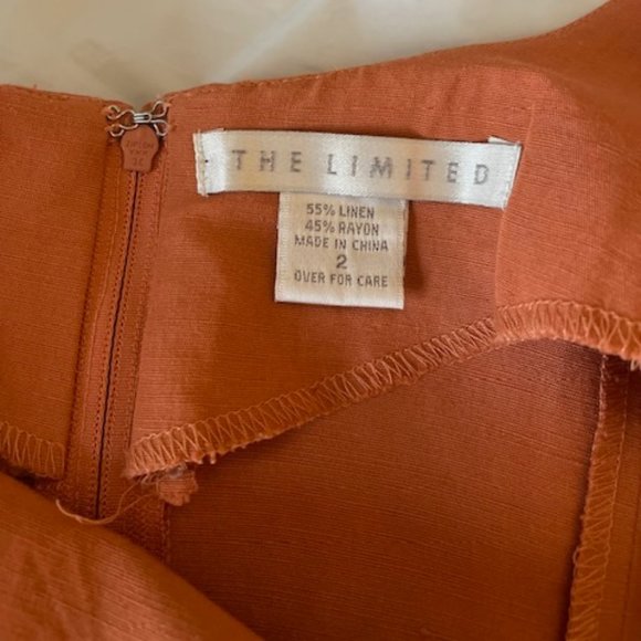 THE LIMITED Size 2 Sleeveless Mini Dress in Clay for Summer - Picture 6 of 7